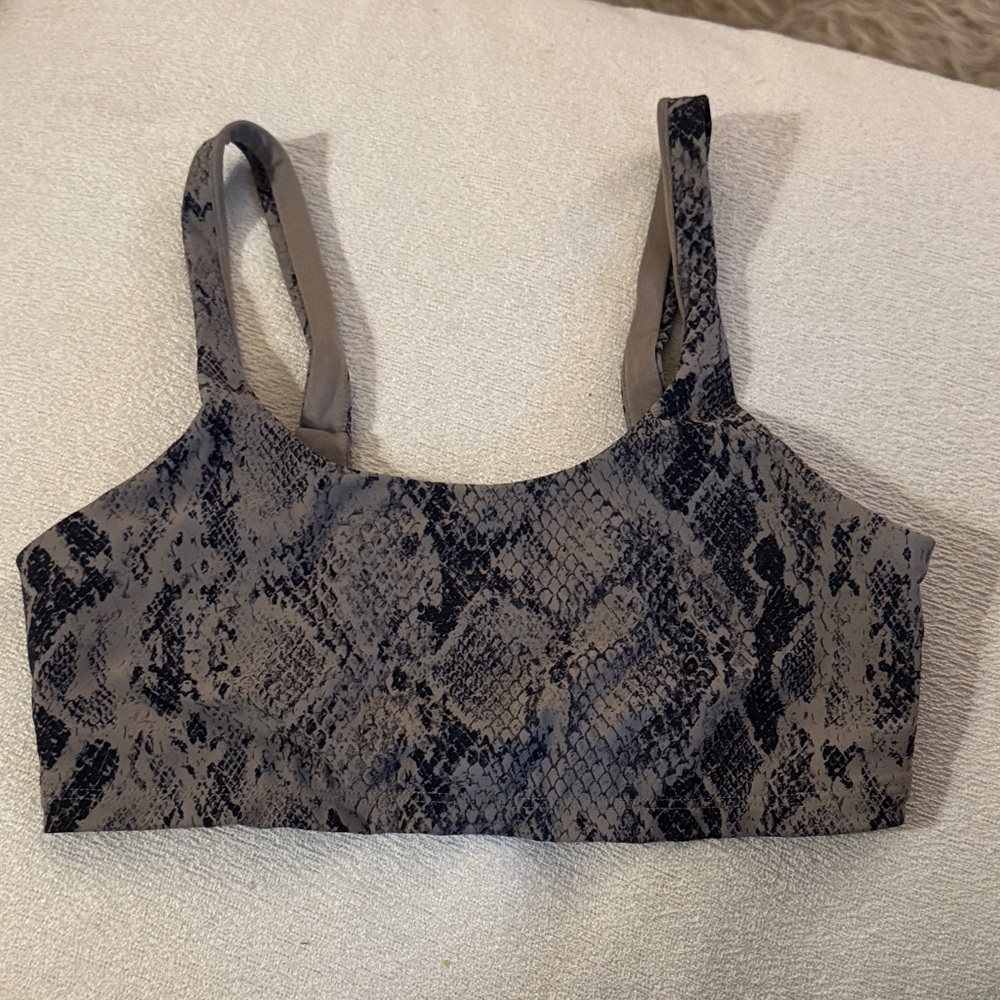 Alo Snakeskin Sports Bra